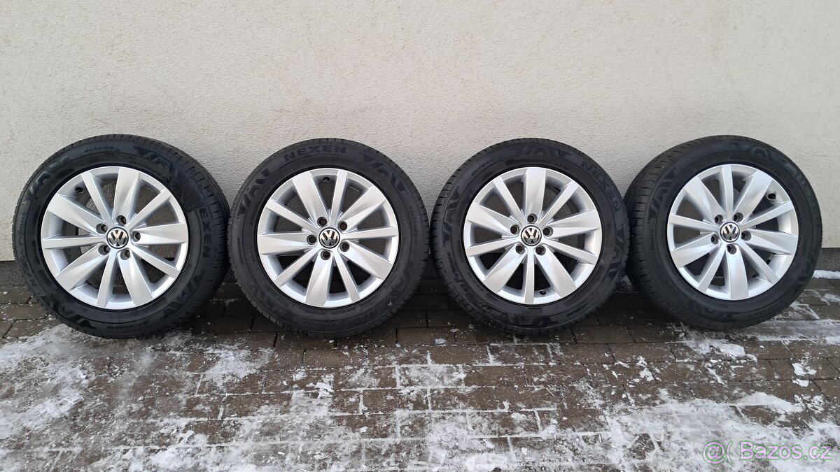 Prodám original letní alukola VW Passat 215 55 16 5x112