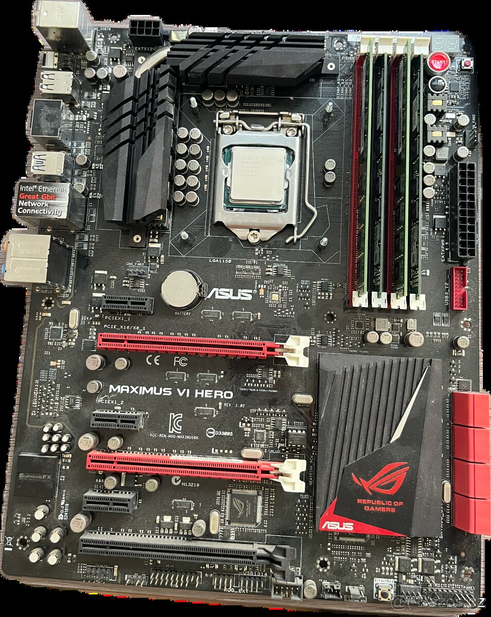 I7 4770k, 16gb ram, Asus maximus hero VI