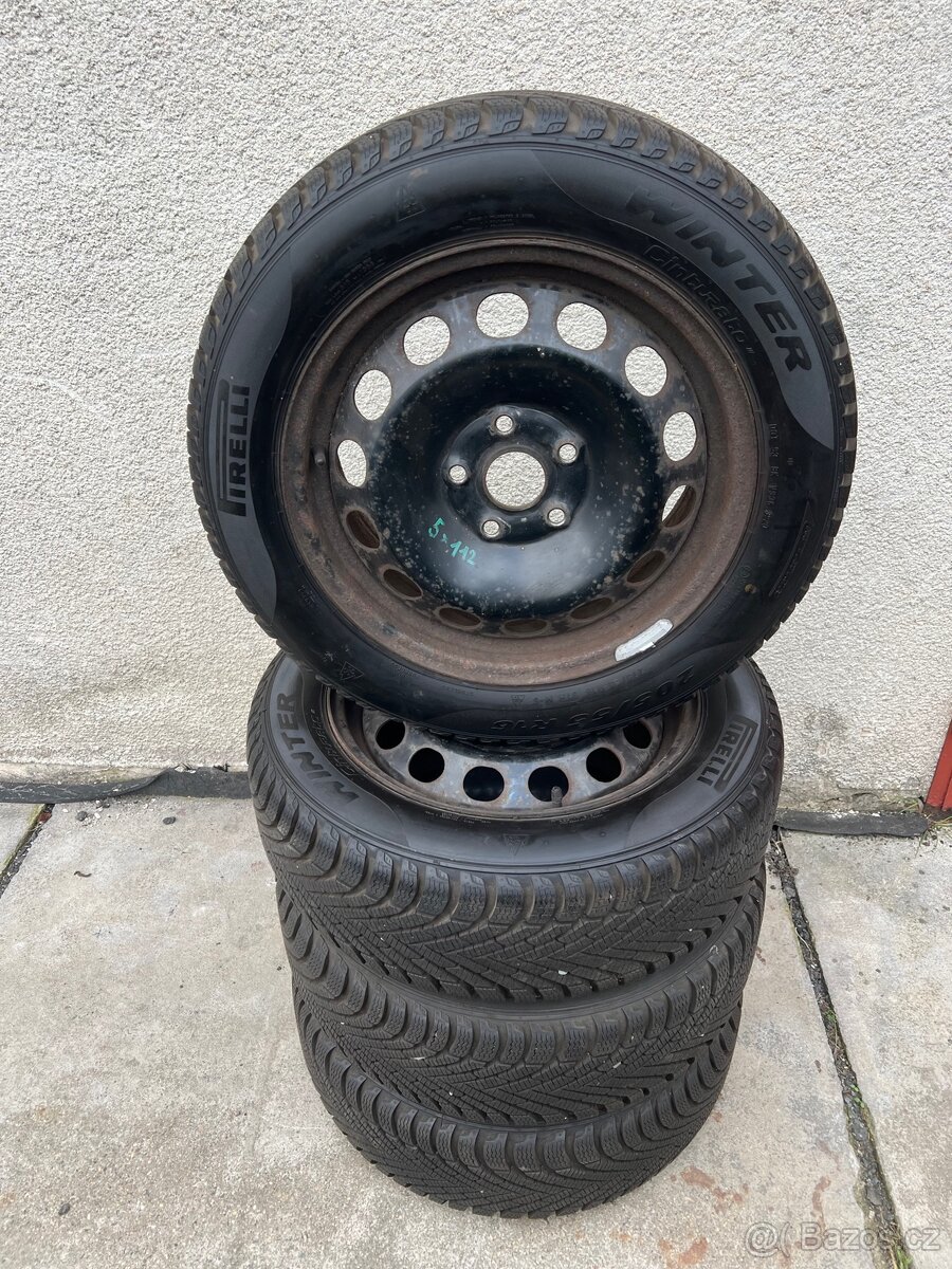 Zimní kola 205/55 R16, rozteč 5x112 mm