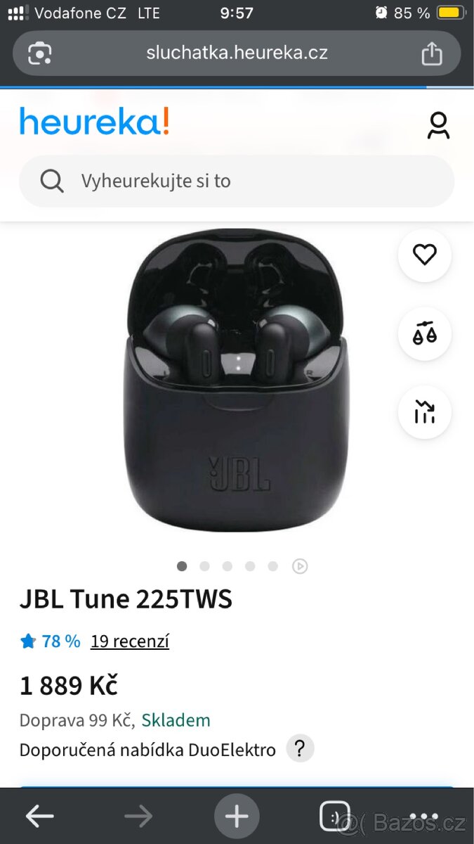 JBL tune 225 tws