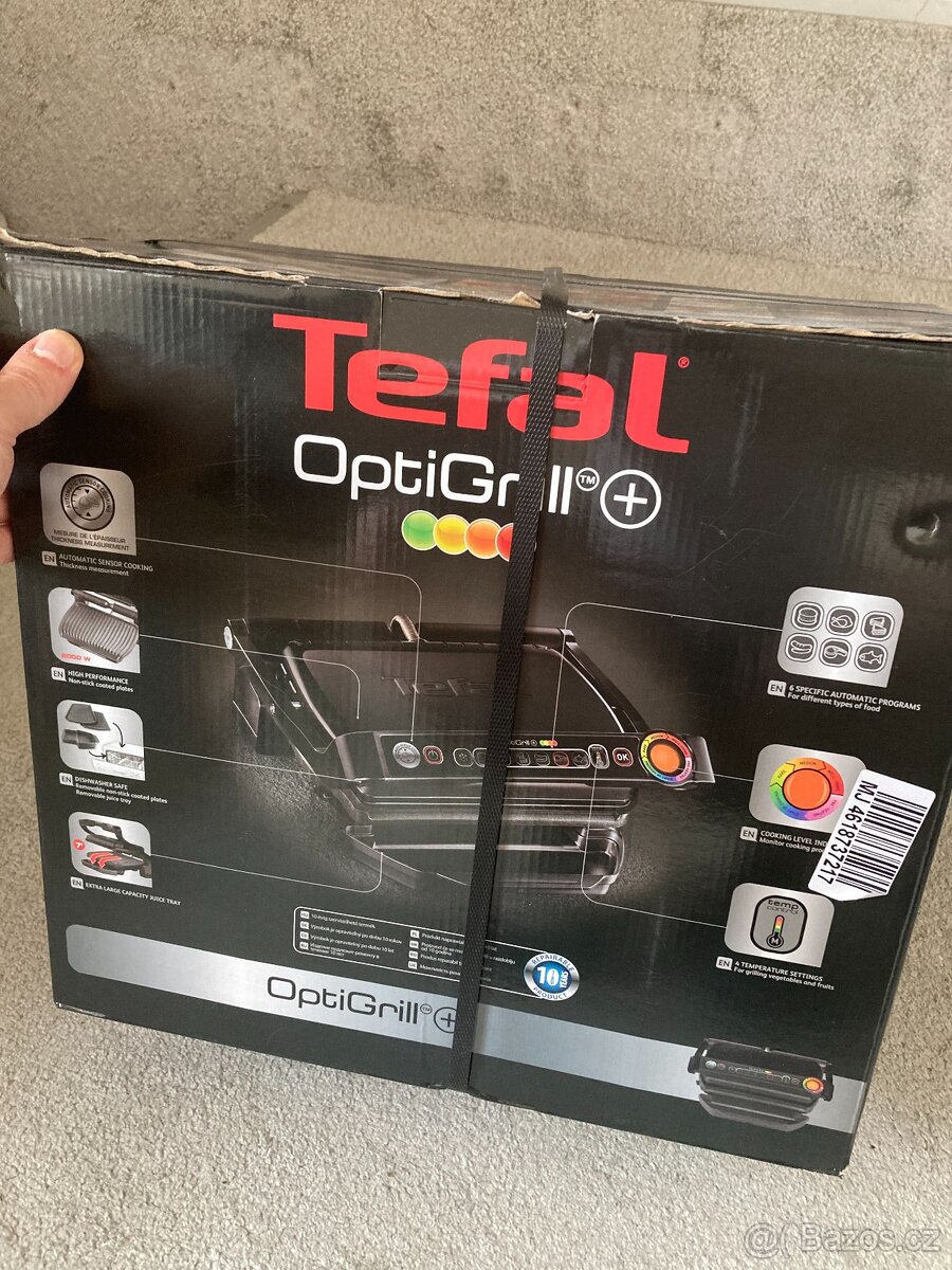 Tefal Optigrill+ - kontaktní grill (NOVÝ,NEROZBALENÝ)