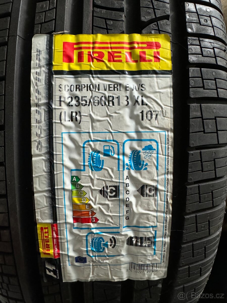 1ks Nové celoroční pneu Pirelli Scorpion Verde 235/60 R18 XL