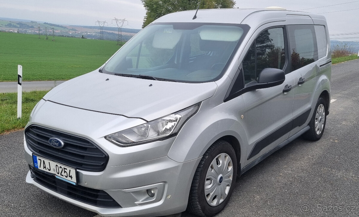 TRANSIT CONNECT 1.5TDCi 74kW 5 MÍST KOUPENO V ČR ODPOČET DPH