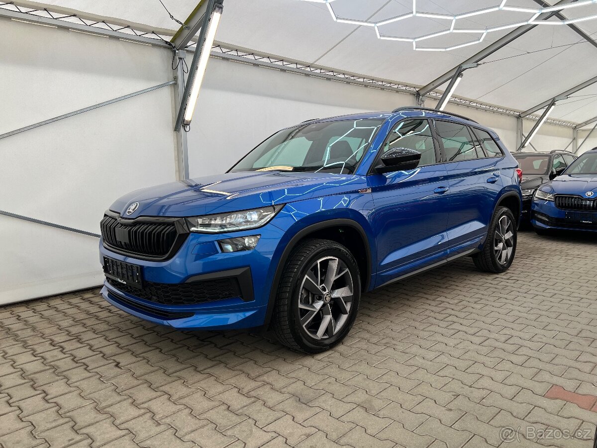 Škoda Kodiaq 2.0TDi,147kW,DSG,4x4,Sportline,LED,ACC,ZADÁNO