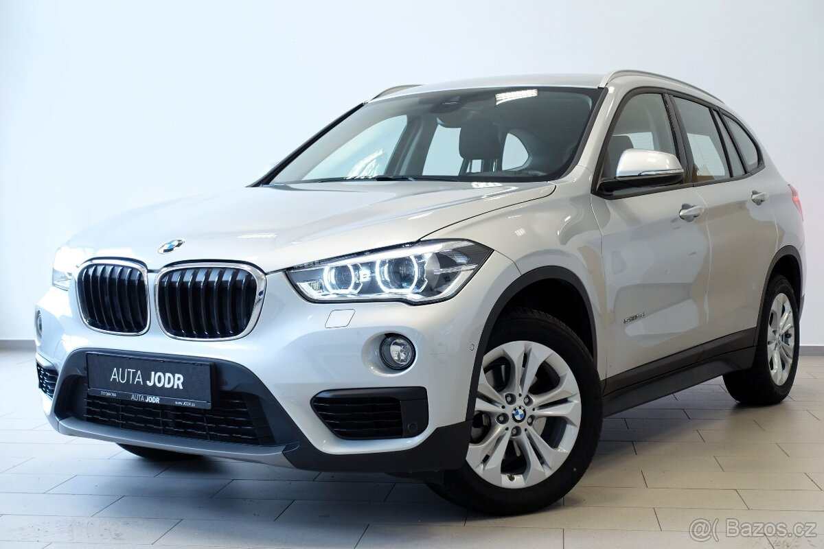 BMW X1 F48, 18d, ČR, nízký nájezd, tempomat, LED světla