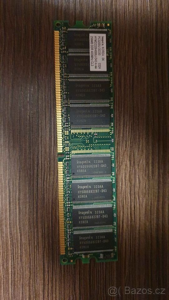 RAM Hynix PC3200U-30330 256MB DDR 400MHz