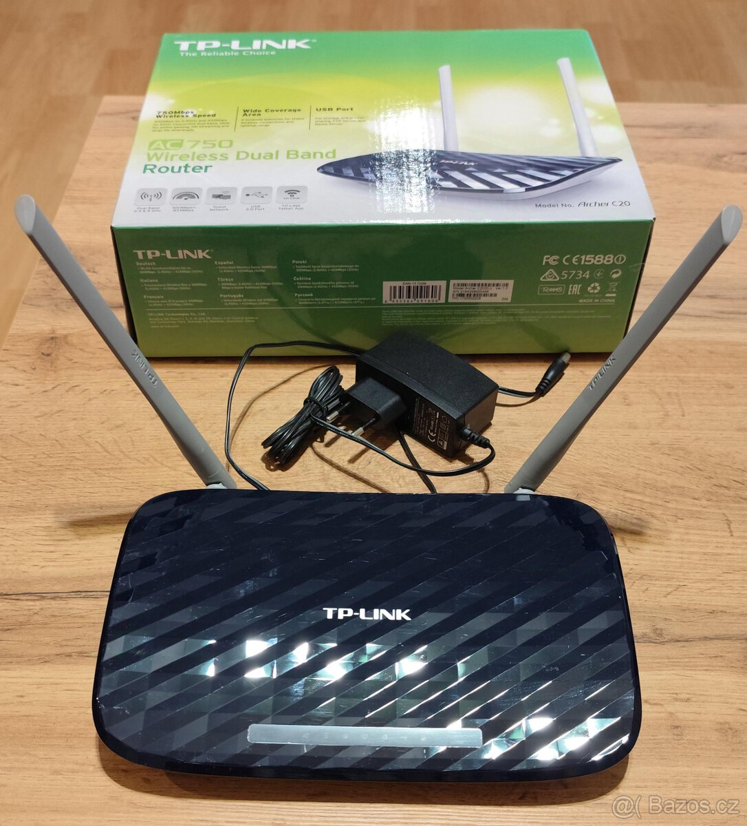 Prodám WiFi Router TP-LINK Archer C20 AC750