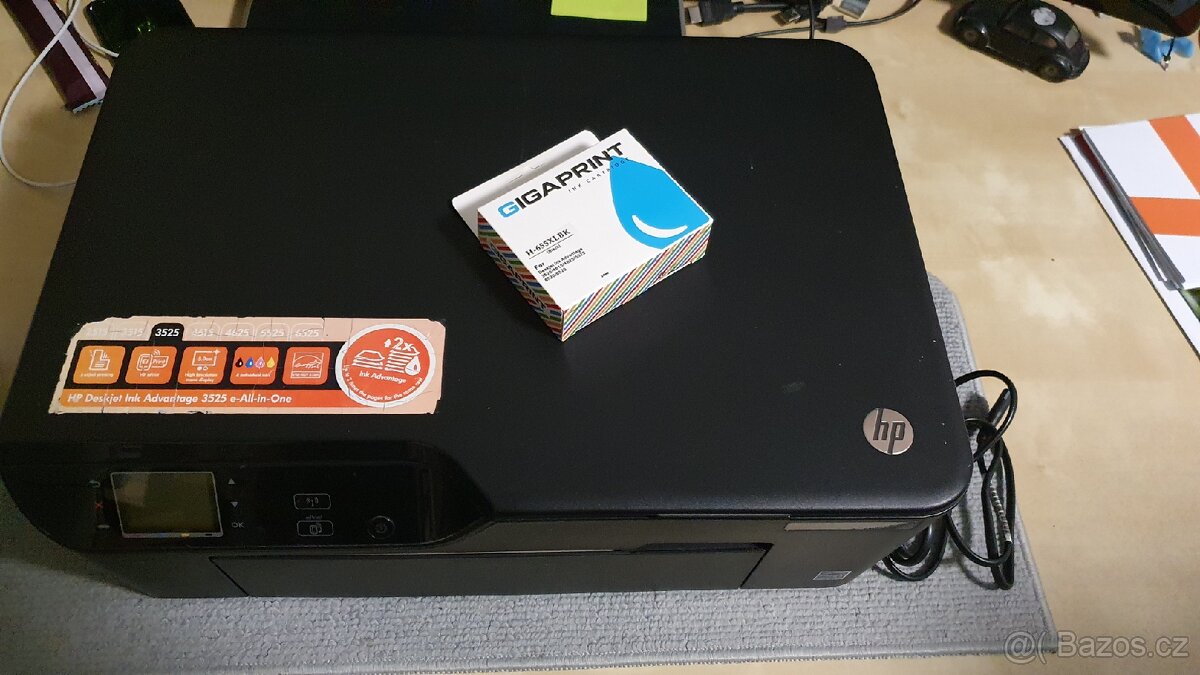 Tiskárna HP 3525, nové cartridge, černá 2x