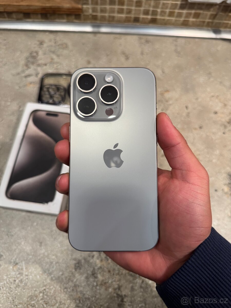 iPhone 15 pro 128GB přírodní Titan