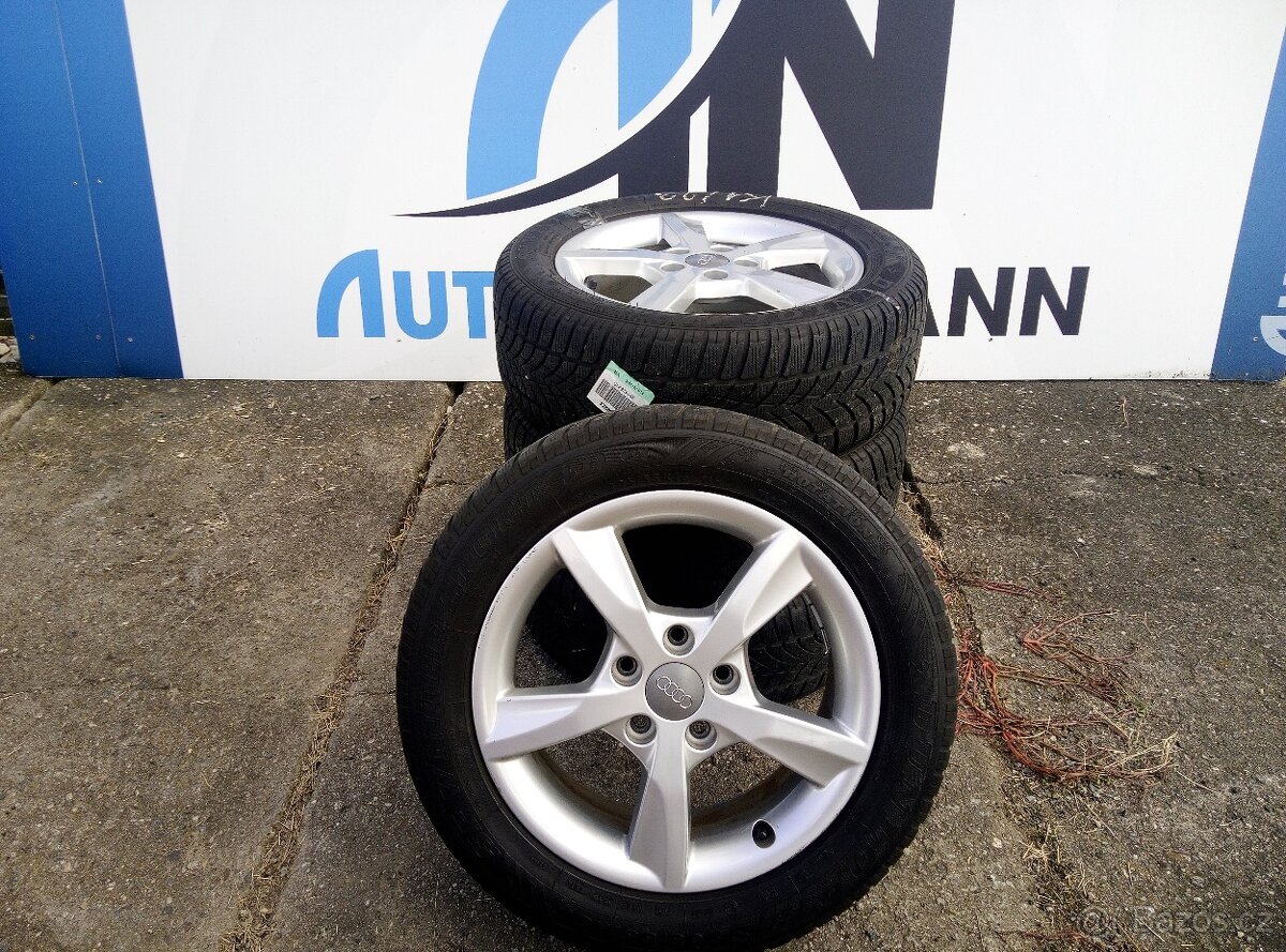 Zimní sada ALU + PNEU Dunlop SP Wintersport - 205/55R16 Audi