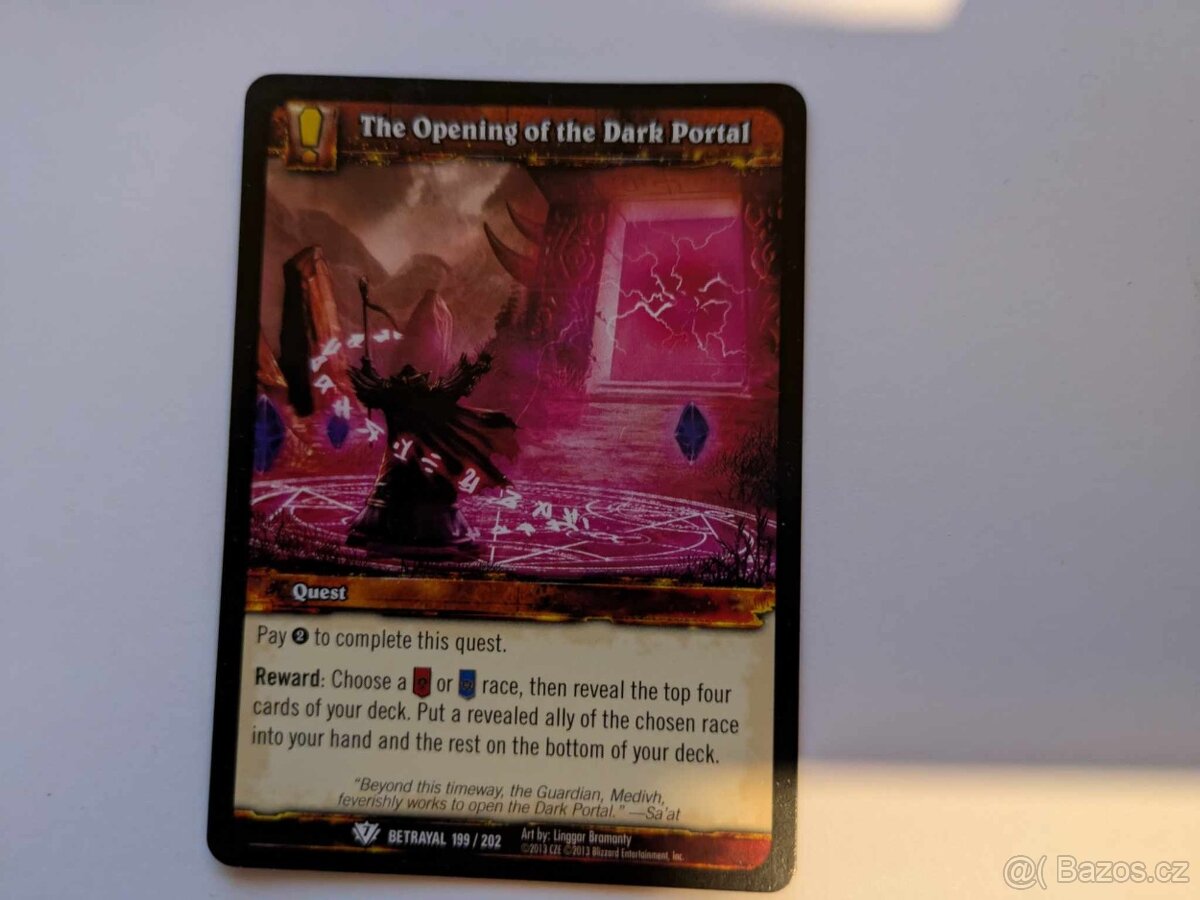 Plamenná Legie WoW TCG World of Warcraft Trading Card Game