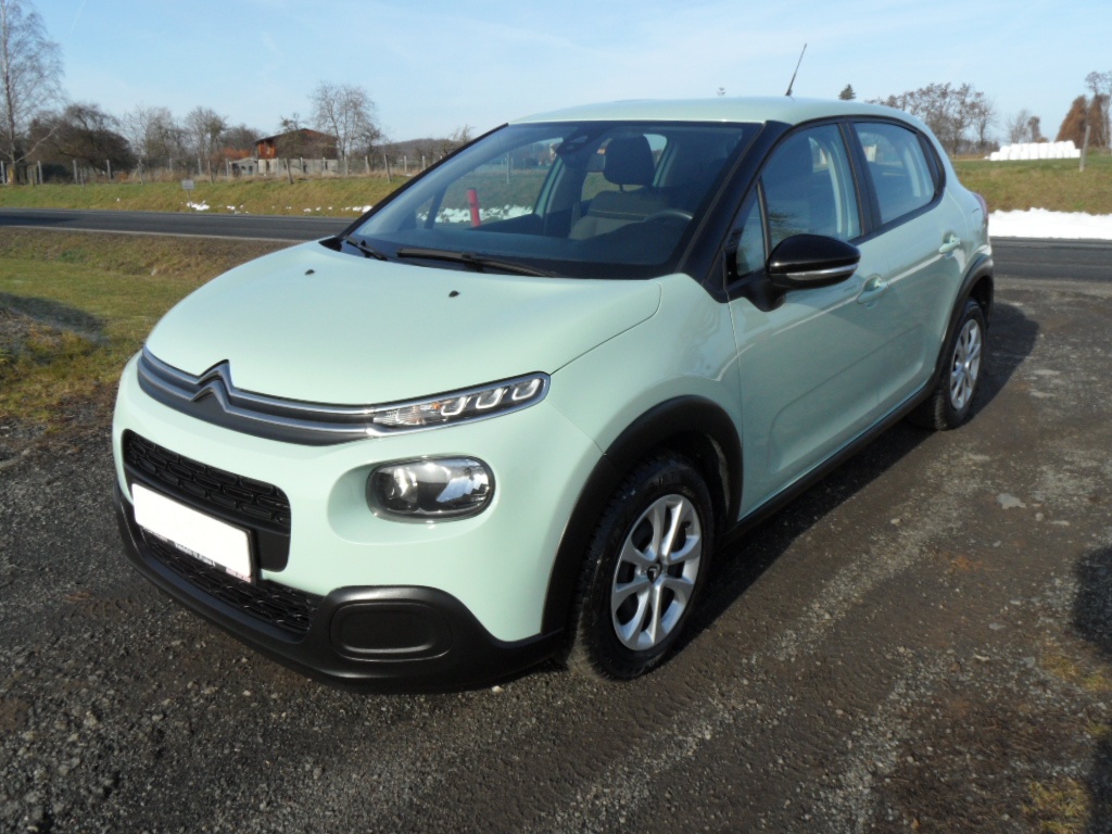 Citroen C3 1.2 PureTech,1.maj,zak. v ČR,najeto 29000km