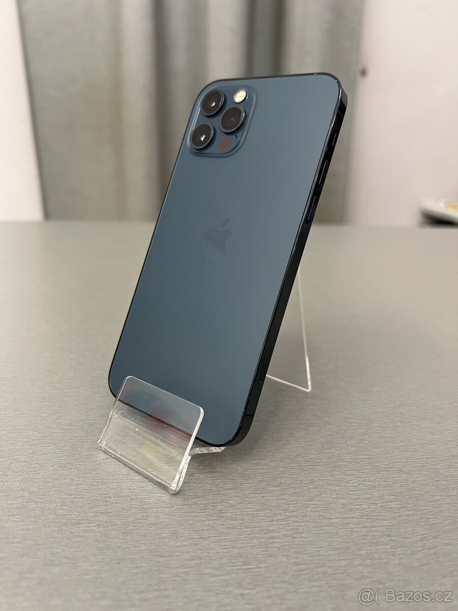 iPhone 12 Pro 256GB pacific blue, 12 měsíců záruka