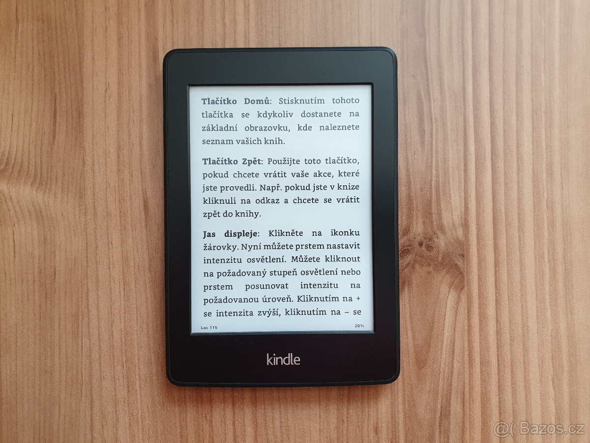 Čtečka knih Amazon Kindle Paperwhite 2 v češtině