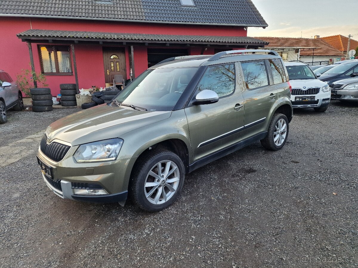 ŠKODA YETI 4x4 2,0TDI 110KW L&K DSG NAVI KAMERA