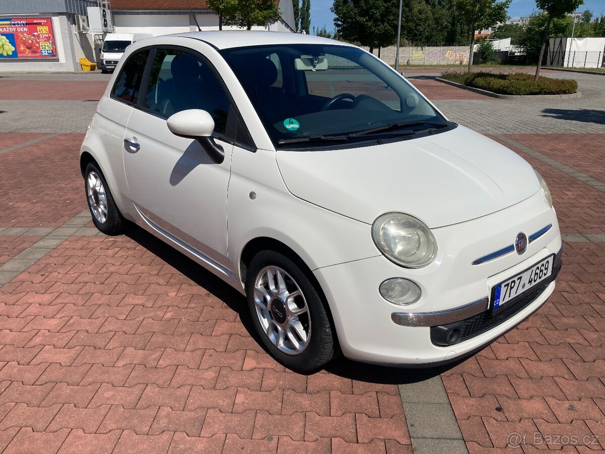 Fiat 500 1.2i 51kw sport alu kola + zimní 1.majitel v čr