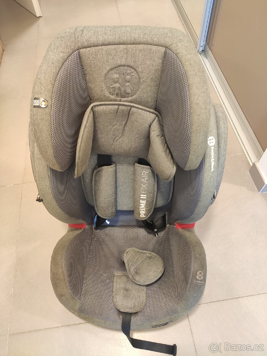 Petite&Mars prime ii isofix šedá