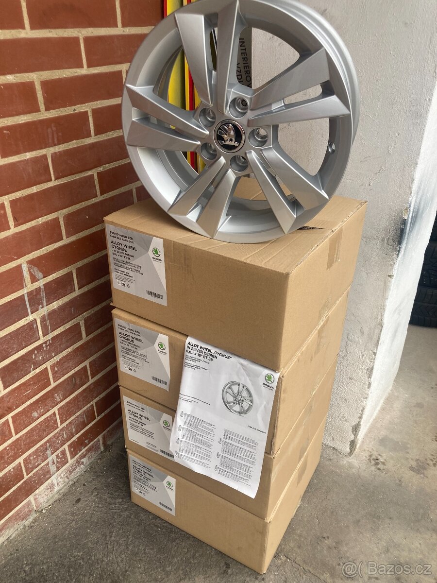 Nová alu 15" 5x100, škoda typ CYGNUS , Rapid -30%