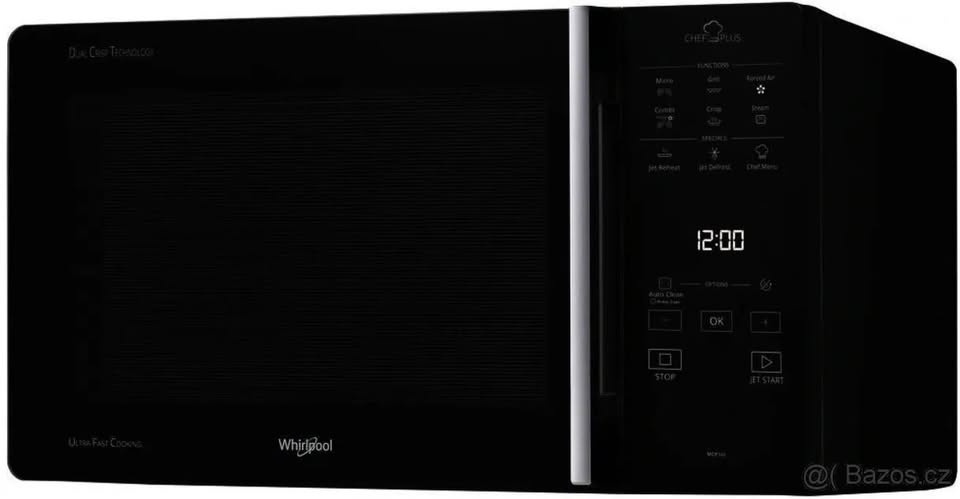 WHIRLPOOL MCP 349 BL Chef Plus " Crisp a vaření v páře"