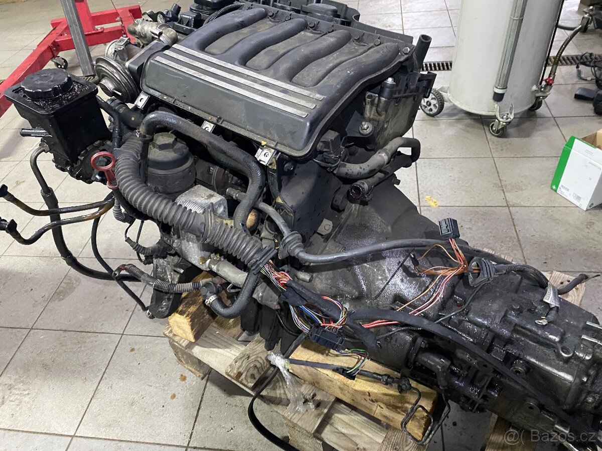 MOTOR BMW M47 320d 520d 100KW 2.0D E46 KOMPLETNÍ SE VSTŘIKY