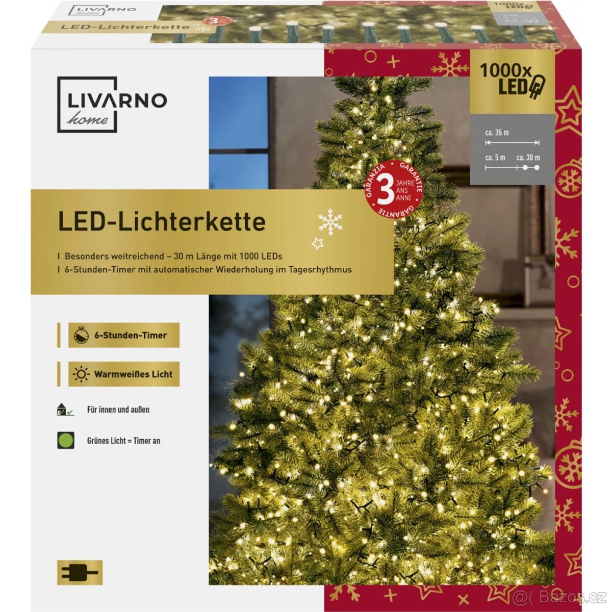 LIVARNO home Světelný LED řetěz 1000 LED