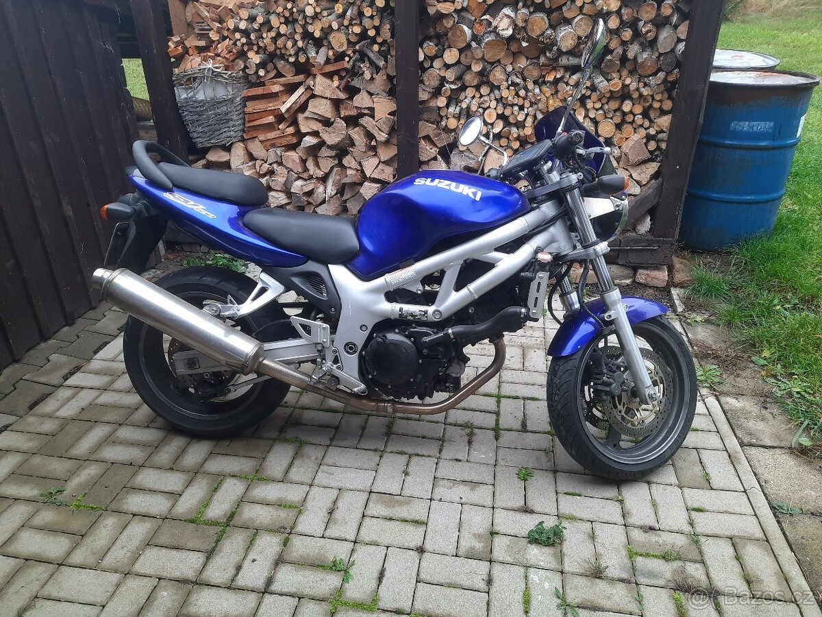 Suzuki SV 650, rok 2000, výkon 52kw