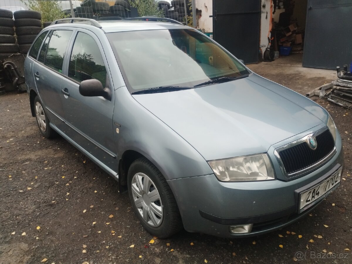 Škoda Fabia 1.2 12v 47 kW plně funkční