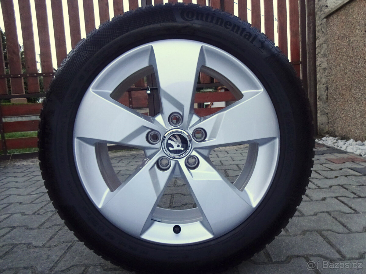 ZÁNOVNÍ ZIMNÍ 17" 5x112, pneu 225/50R17 Octavia Scout, Yeti