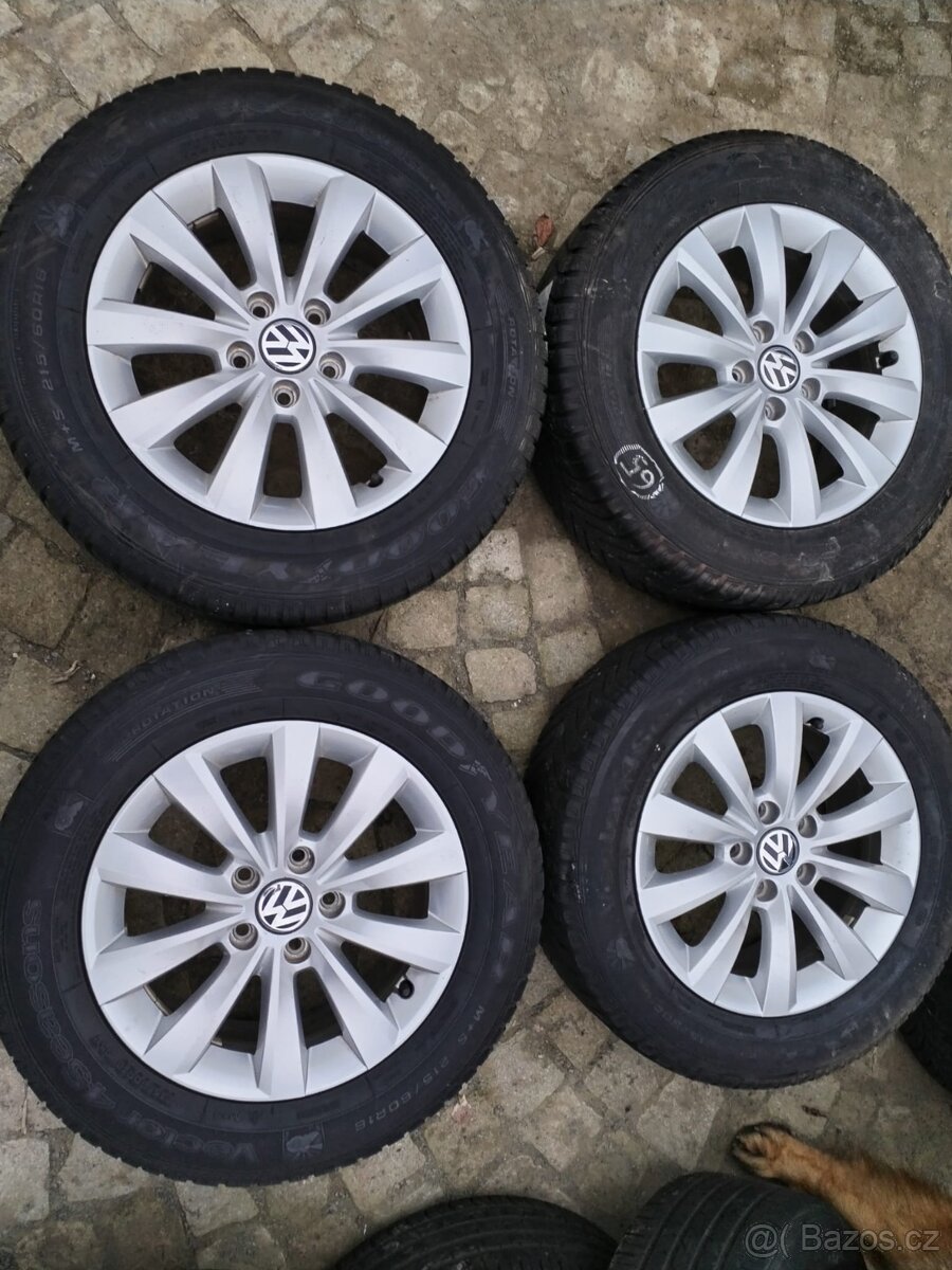 al. disky 5x112 R16 original VW