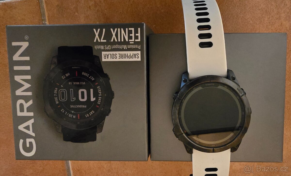 Prodám Garmin Fénix 7X Sapphire Solar, plně funkční