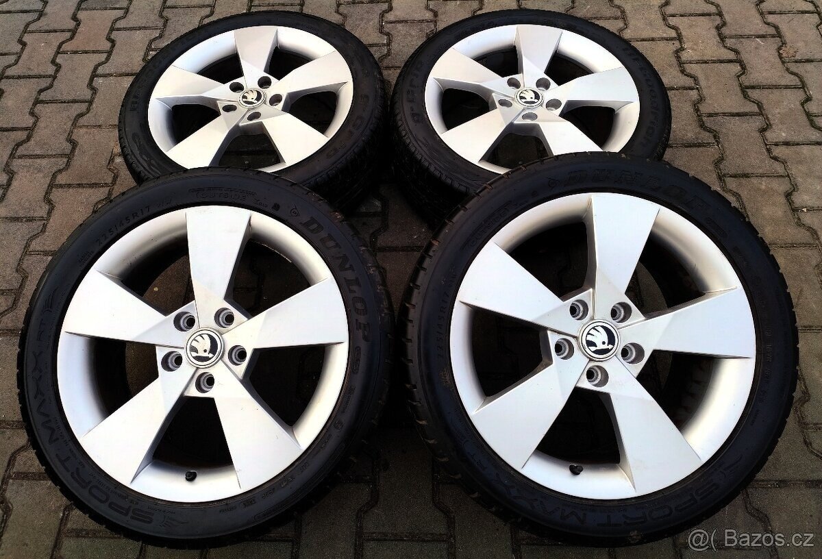 Alu kola originál Škoda Octavia III 5x112 R17 Denom