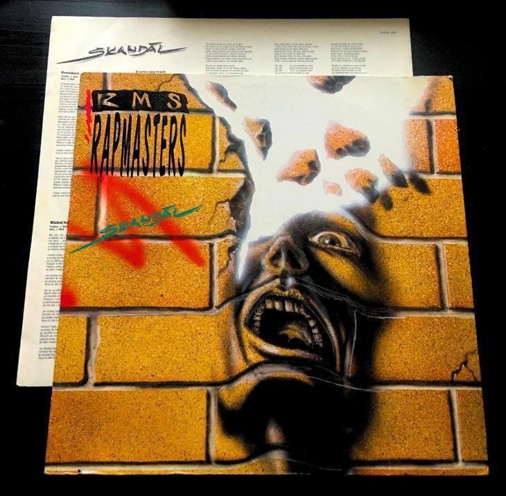 LP- RAPMASTERS - Skandál (album)´1993 + Insert s texty / RAR