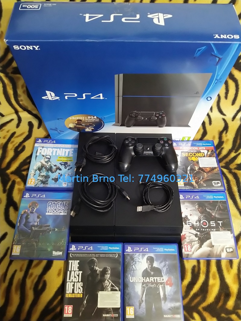 Herní konzole Playstation 4 500GB - TOP STAV