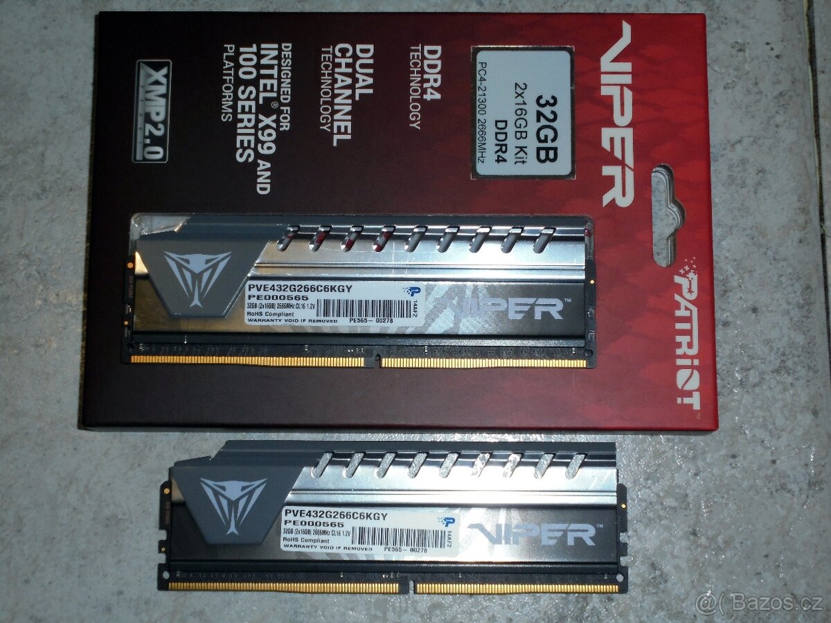 RAM DDR4 2x32GB Patriot Viper Elite