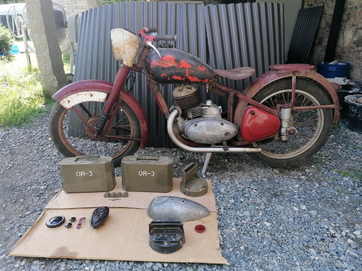 Jawa 250 pérák