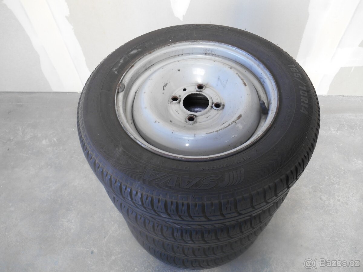 Citroen C15D – letní kola (disky+pneu 165/70 R14)