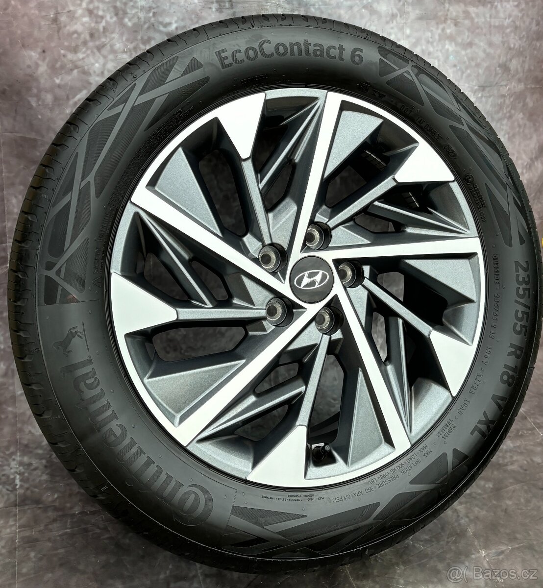 Originální Alu kola 5x114,3 Hyundai Tucson 235/55/18 DOT23