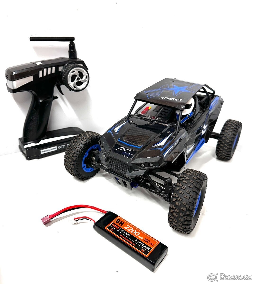 RC buggy 1/12 Across Polaris v úpravě + 2x baterie