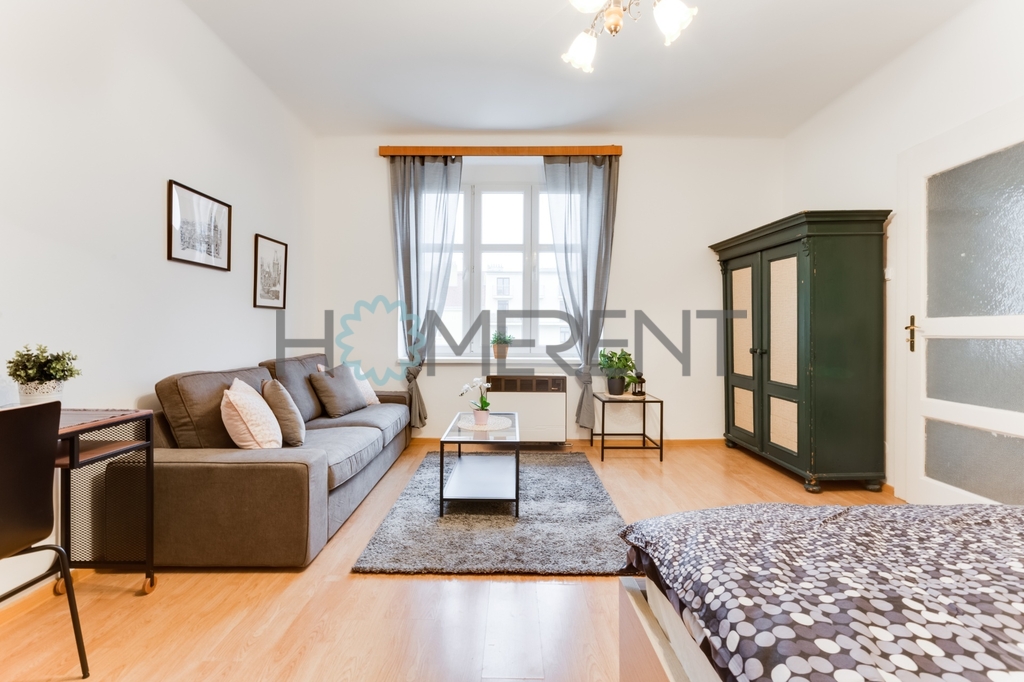 Pronájem bytu 1+1, 40m² - Praha - Holešovice, ulice Přístavn