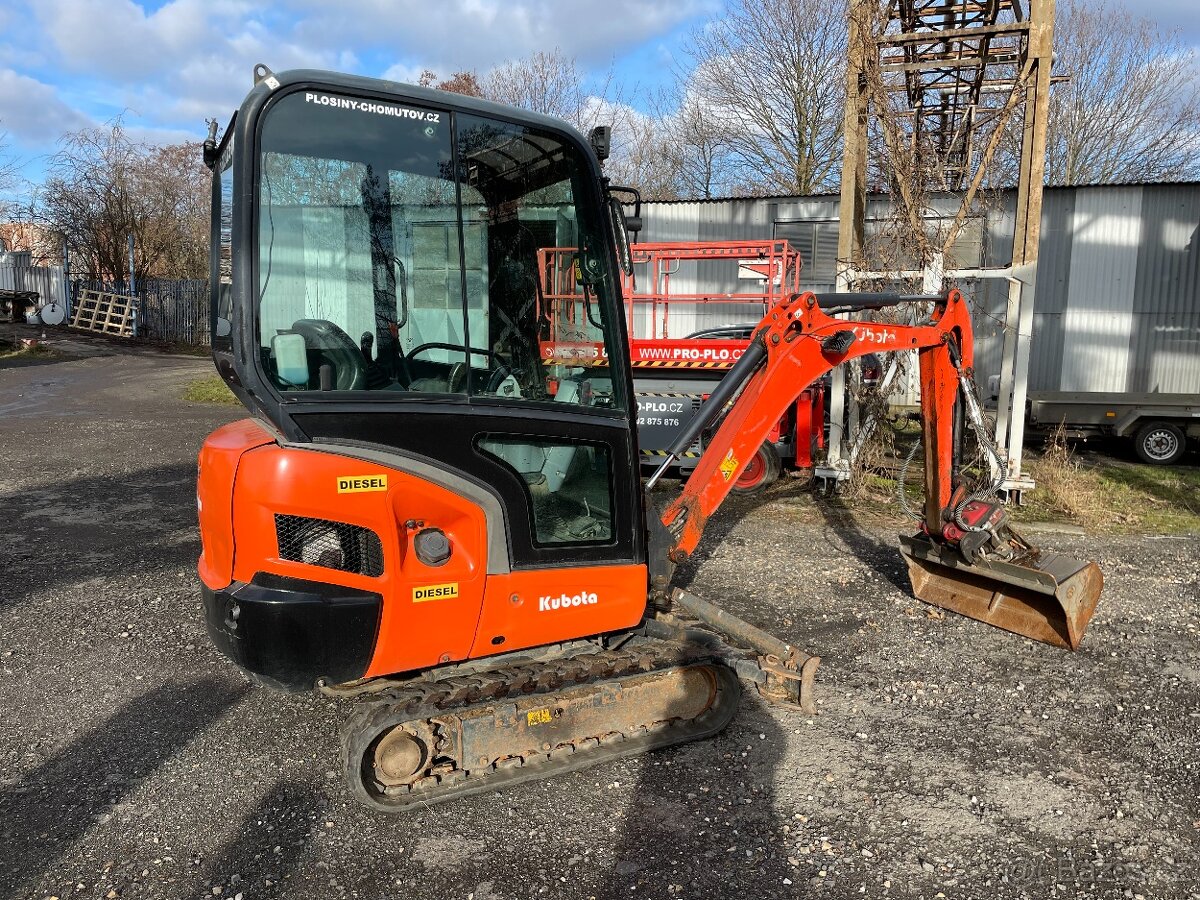 minibag KUBOTA KX016-4 / 4xlžíce, 2300mth