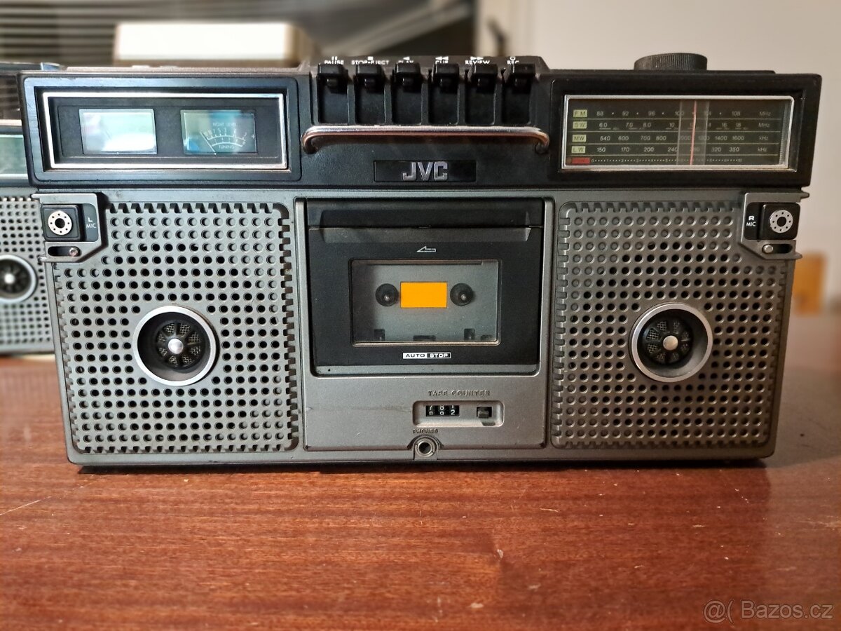 Přenosné radiokazeťáky, JVC, Grundig, Aiwa, Crown