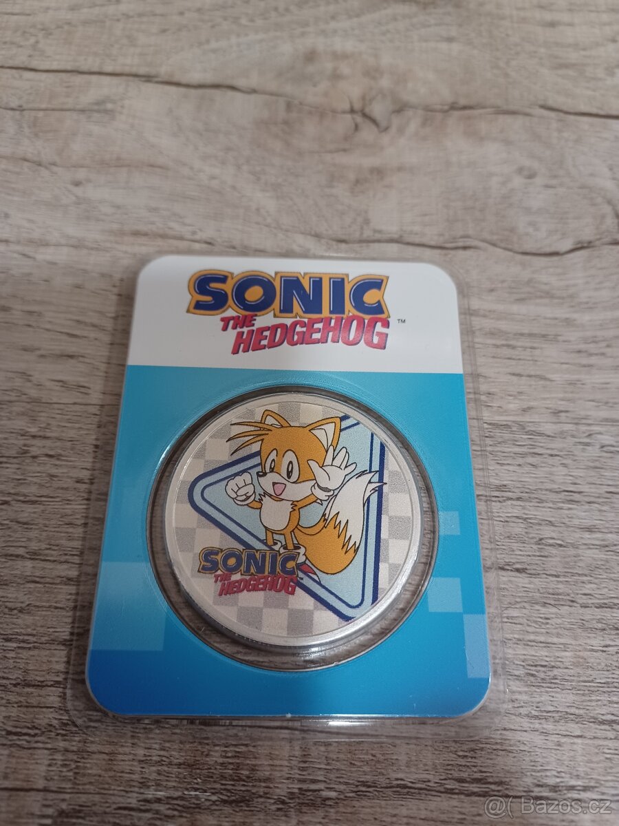 Stříbrná mince 1 oz Sonic Tails