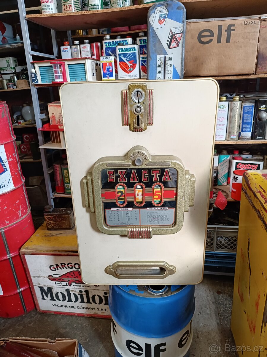 Starý manuální automat, funkční, 1955, EXACTA