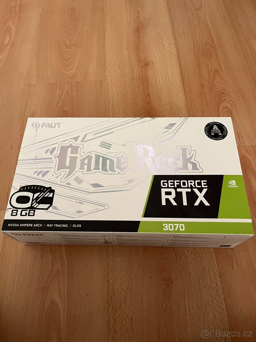 Prodám GeForce RTX™ 3070 GameRock OC – 30denní záruka