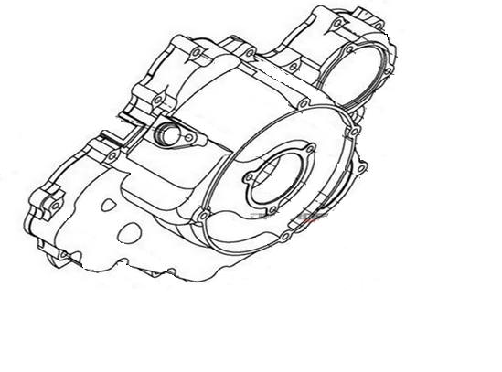 Journeyman Gladiator X8 - levé víko motoru