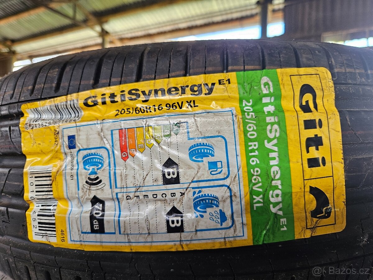 205/60R16 96V XL GitySynergy E1 2ks nové