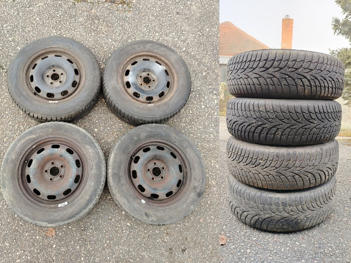 Sada zimních kol 195/65 R15 Škoda Octavia 1