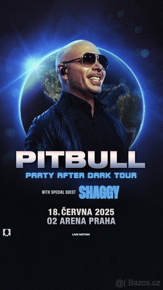 Pitbull Praha o2 arena 4x sezení