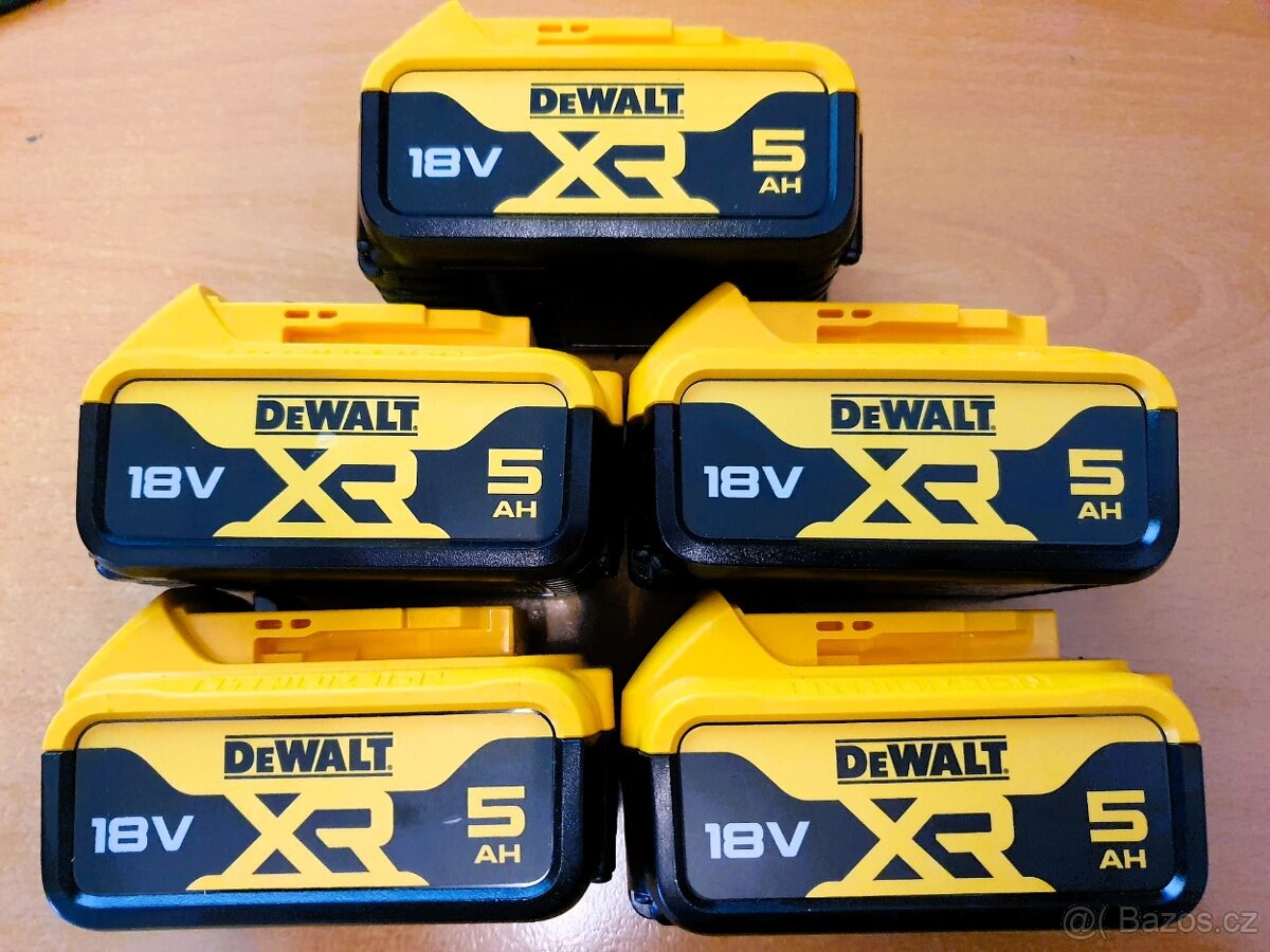 DEWALT DCB184 XR 18V 5,0Ah Li-Ion BATERIE ORIGINÁLNÍ