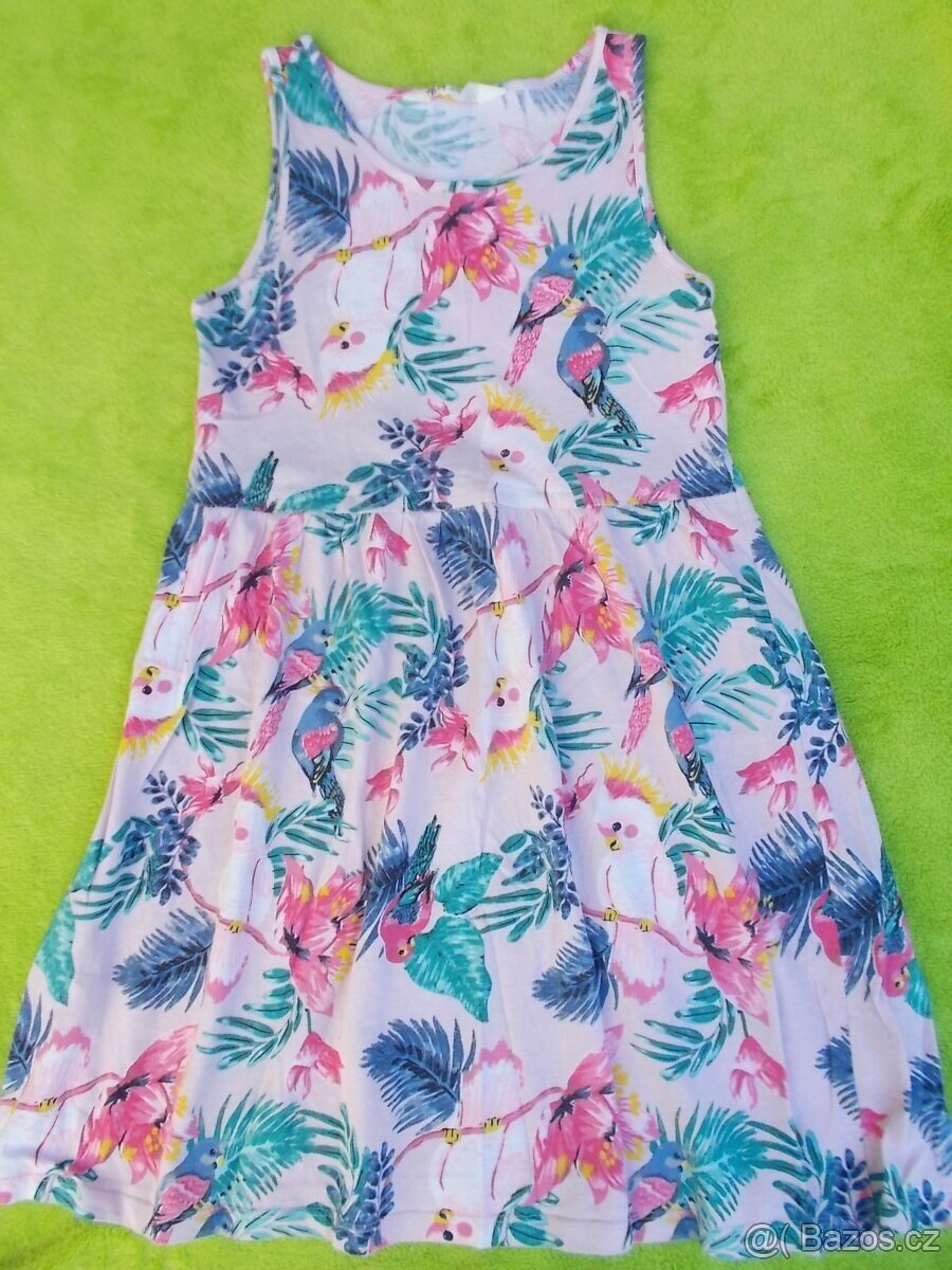 Letní bavlněné šaty zn. H&M vel. 134 / 140
